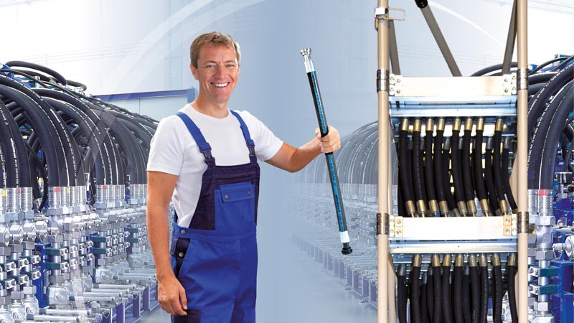 dreiteiliger Warenträger